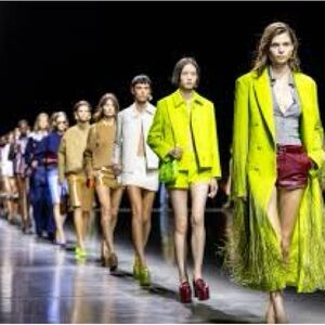 Lime green trench coat PM